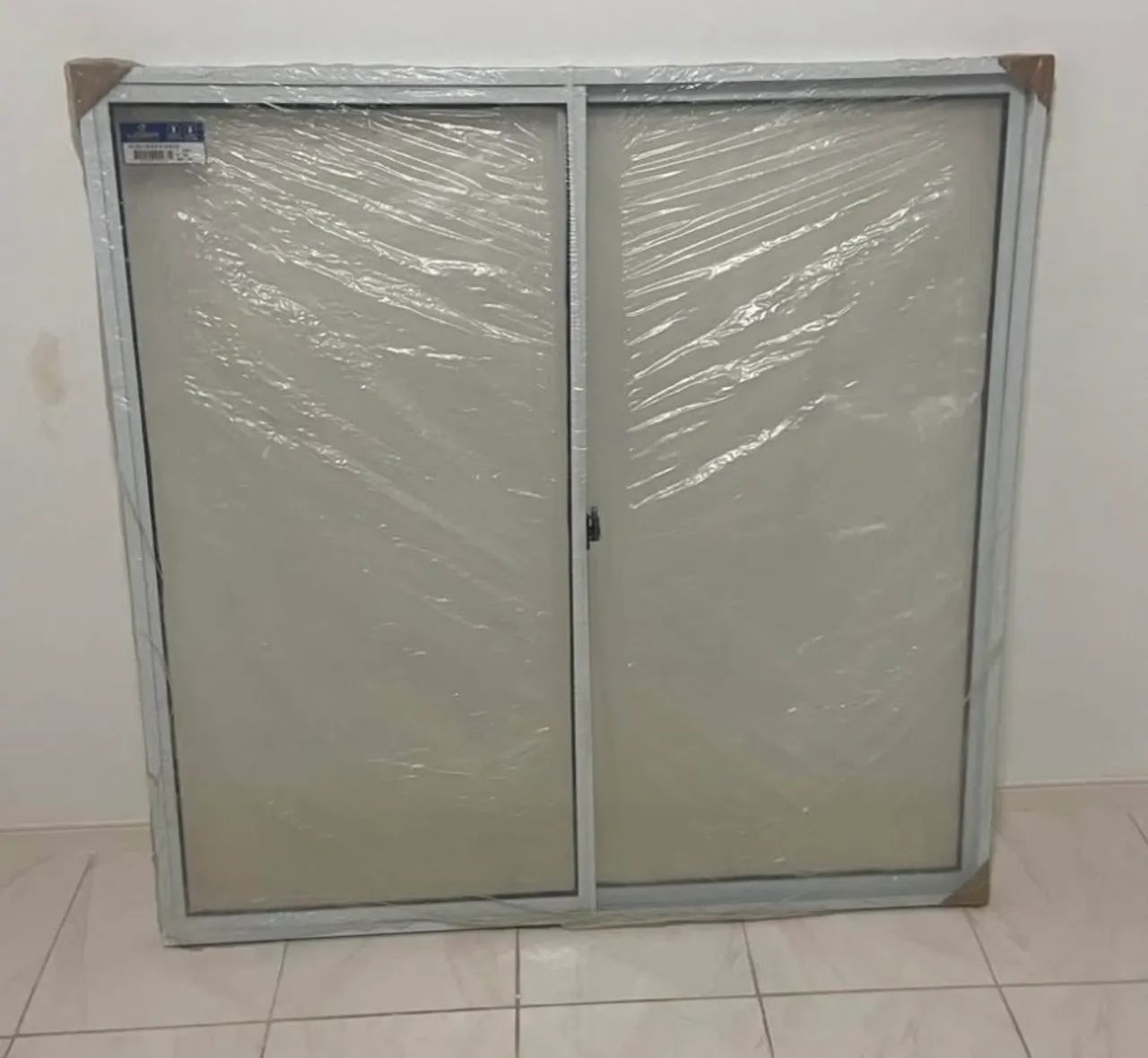 Janela alumínio branco 120x120 nova - Foto 3