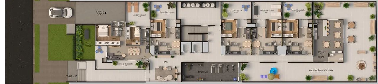 A 1,5km da Churrascaria Batel Grill, venha conhecer o RESIDENCIAL ICÁRIA! - Foto 4