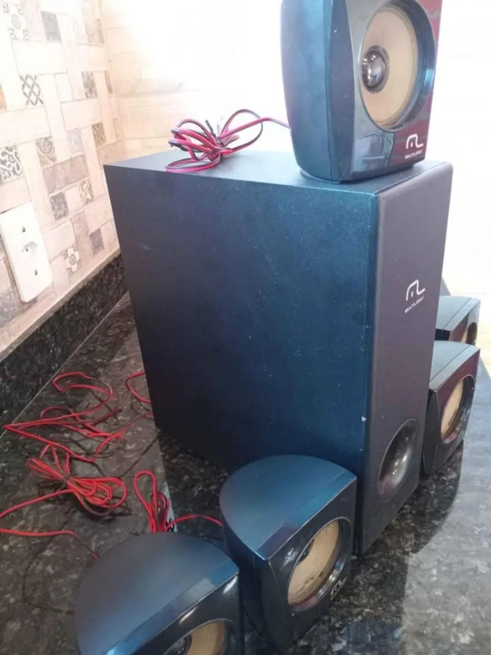 Subwoofer + caixas de som - Foto 2