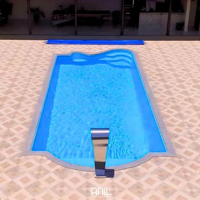 Piscina grande 10 metros com praia e maquinário em minas gerais  - Foto 3