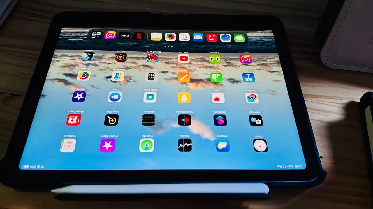 Teclado retroiluminado compatível com IPad Pro e Air - Foto 4