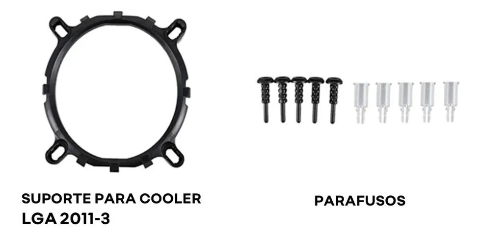 Cooler Wovibo 4, RGB, 130W TDP, 120mm, AMD/Intel/X99, Preto, 12x 12,27 - Foto 5