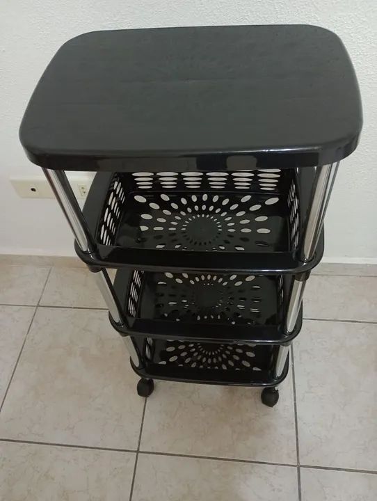 Fruteira Carrinho de 4 andares para cozinha - Foto 4