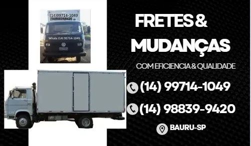 Carretos, Fretes & Mudanças p/ toda grande Bauru