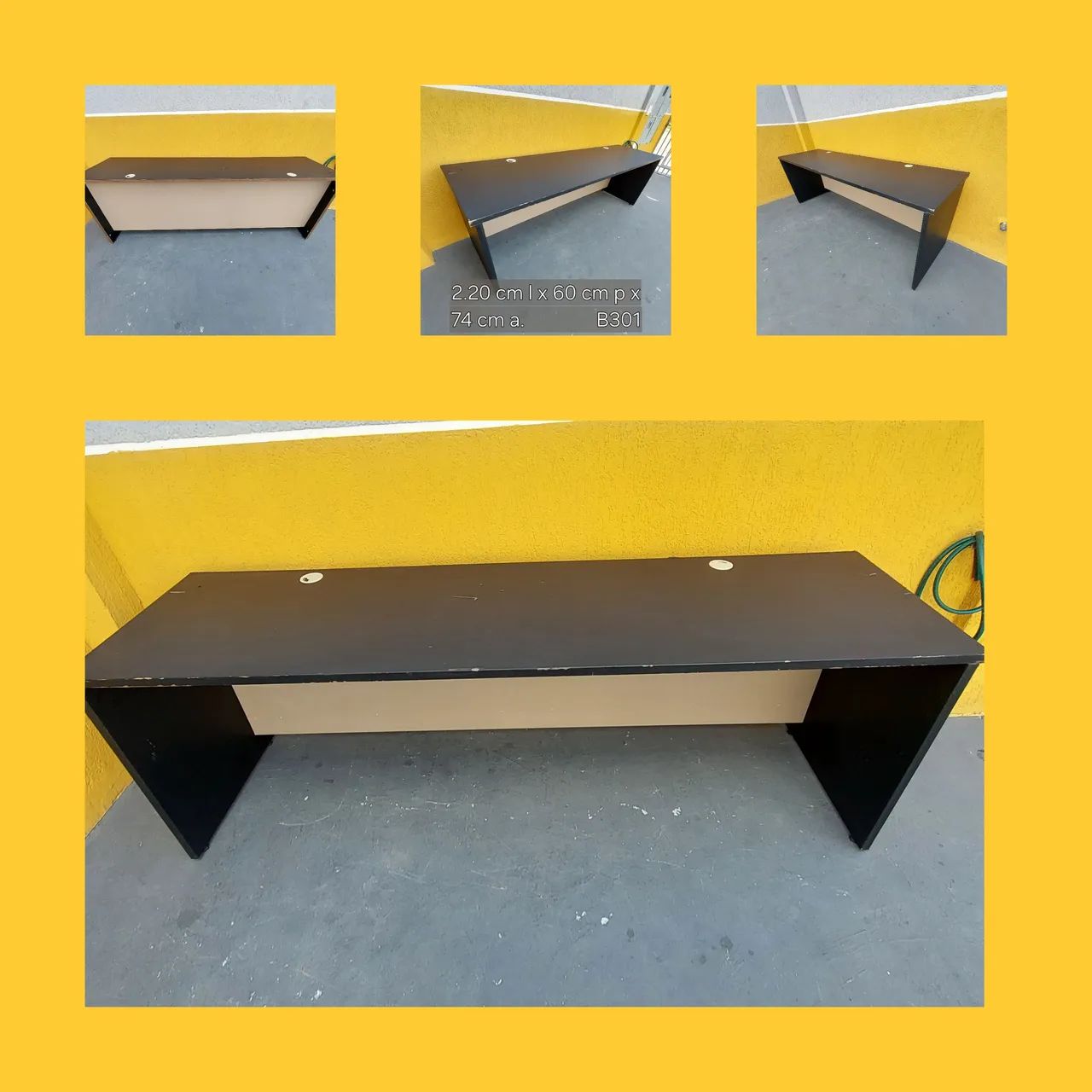 Mesa de Escritório 2,20m x 60cm