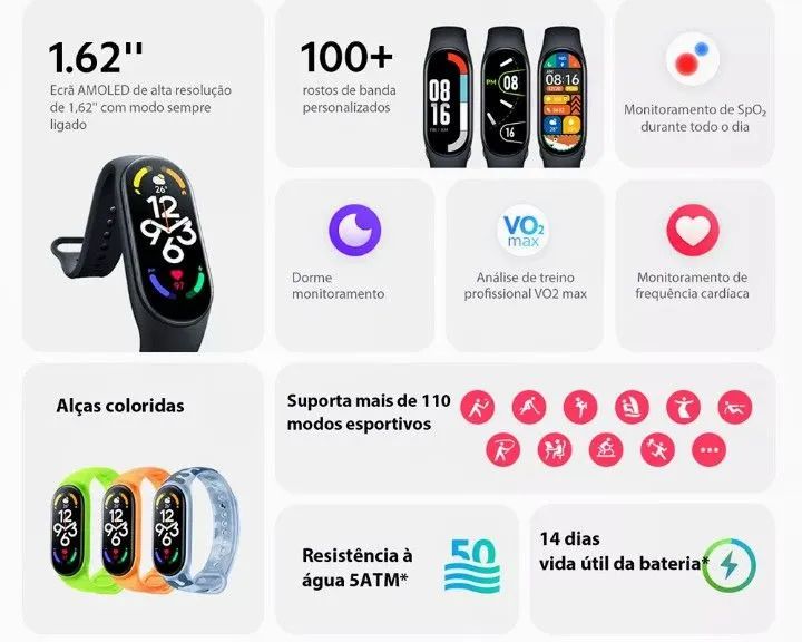 Xiaomi Mi Band 7 Global (nova/lacrada) - Foto 4