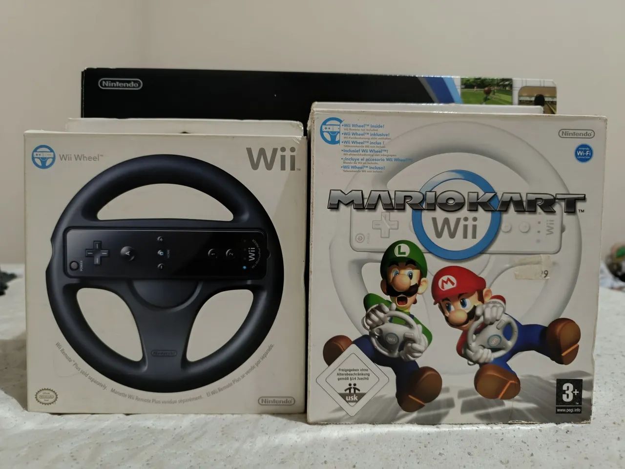 Volante Wii Wheel para Nintendo Wii - Novo