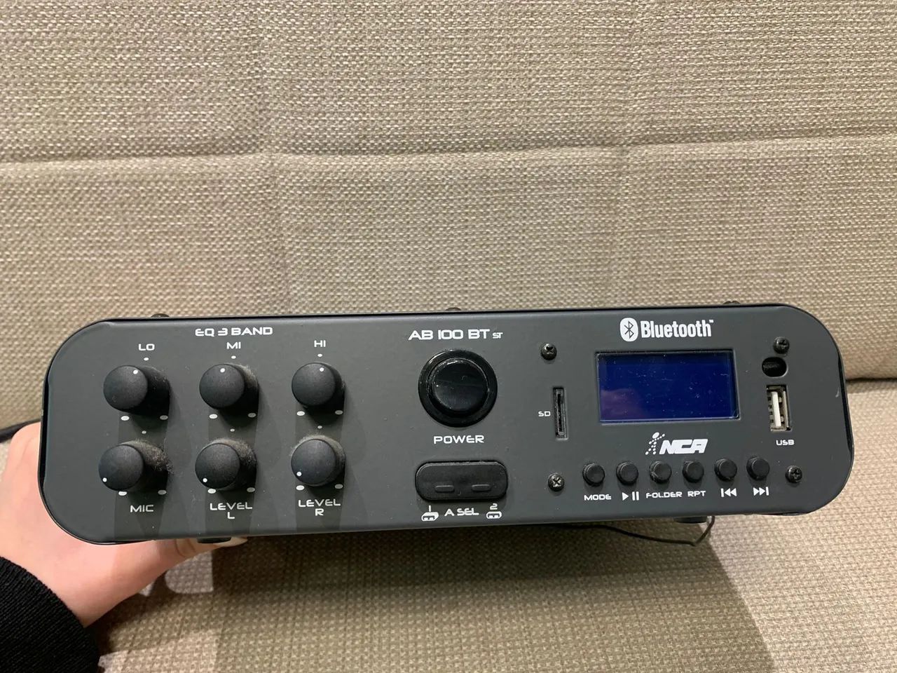 Amplificador de som Bluetooth AB 100 BT ST - Foto 3