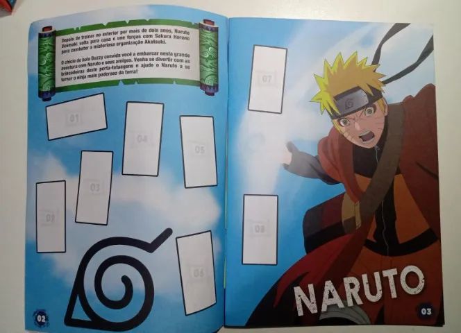 Coleção figurinhas Buzzy Naruto  Completa P/ Colar - Foto 5