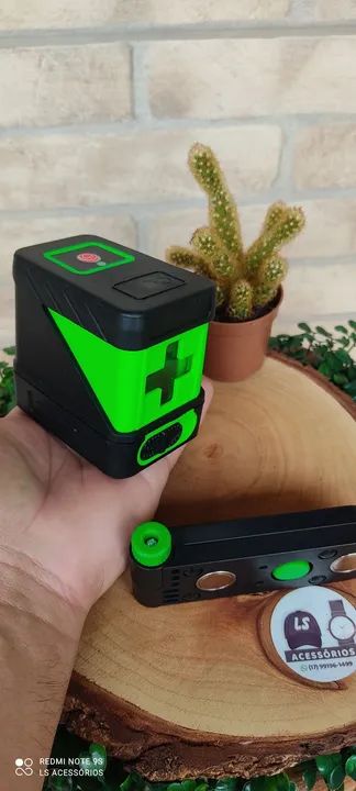 Nível Laser Hilda 2 Linhas Compacto com Suporte Magnético  - Foto 4