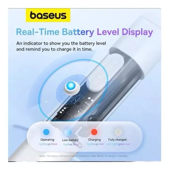 Caneta Touch Baseus iPad Palm Reject Smooth Writing2 | Pencil ipad64312418511746123