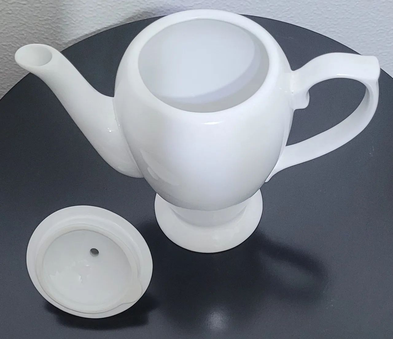 Bule de Porcelana Branco Oxford - Foto 3