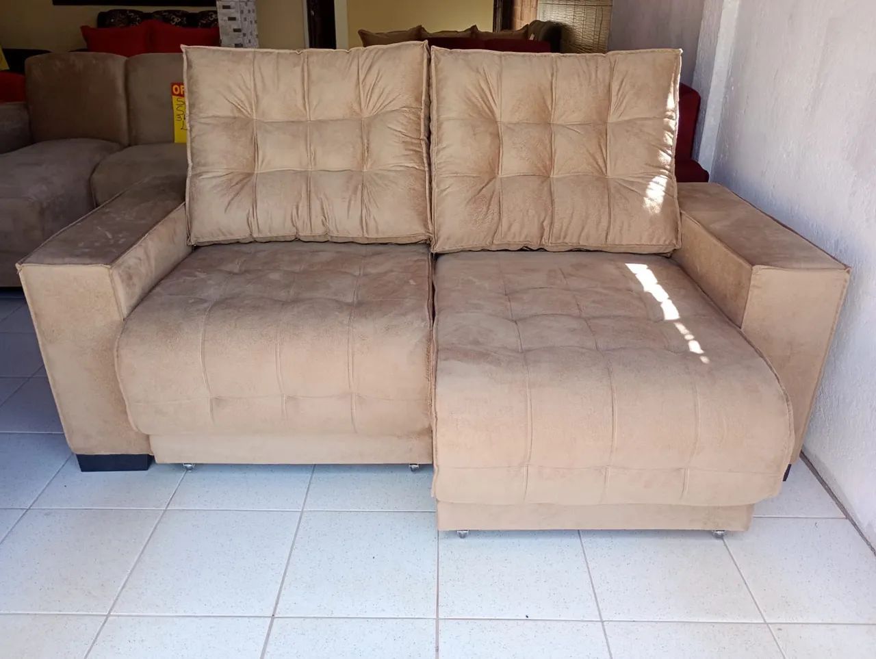 Mega oferta sofá retrátil e reclinável só até sábado 1499.99 - Foto 3