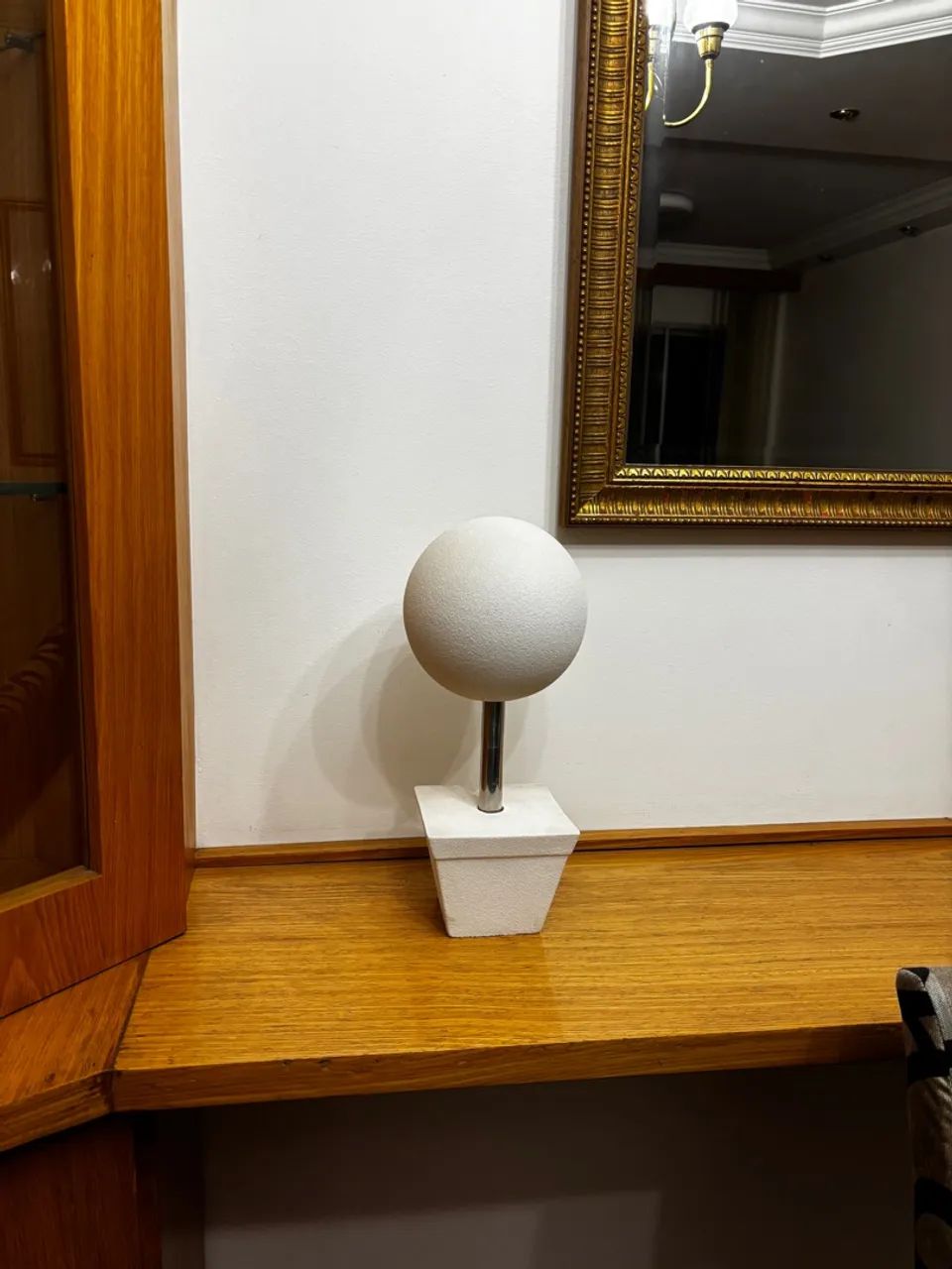 Vaso Decorativo com Ovo de Avestruz - Foto 2