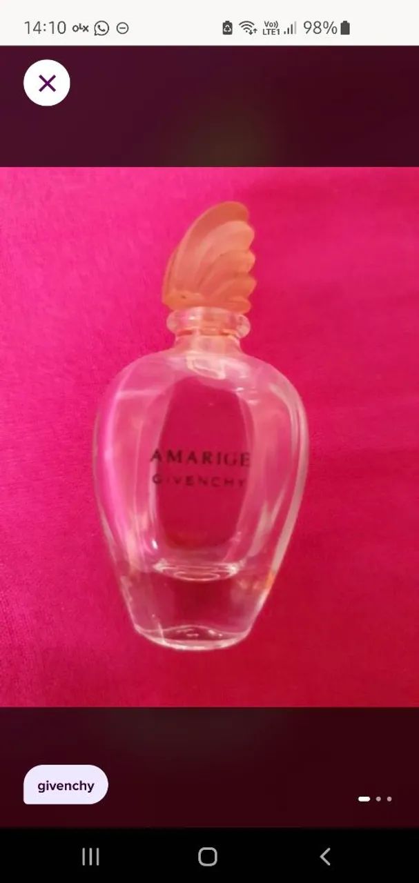 Miniatura Perfume Amarige Givenchy
