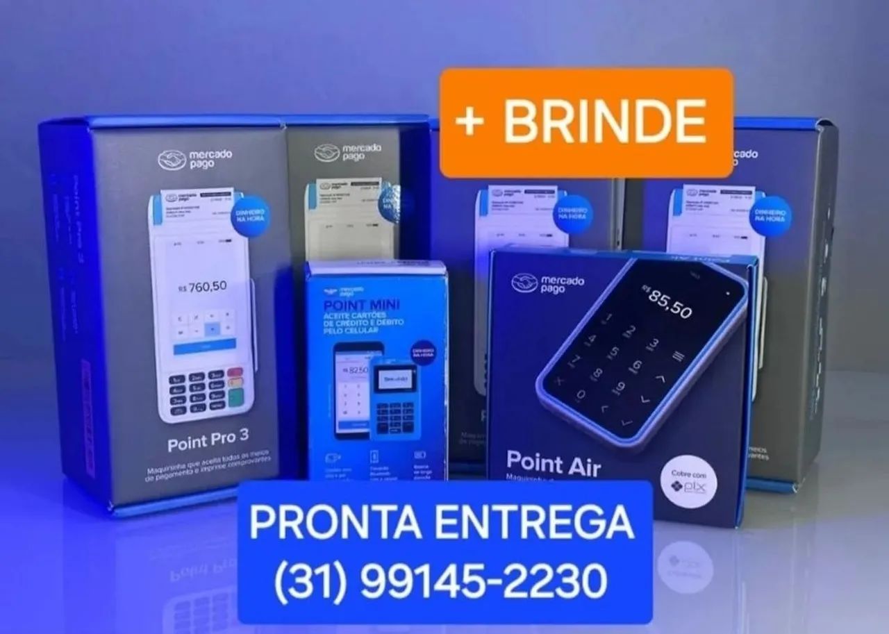 Maquininha de cartão mercado pago com brindePRONTA ENTREGA