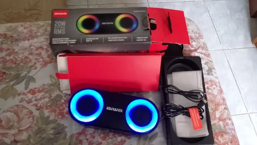 Caixa De Som Speaker Bluetooth Aws-sp-01 Aiwa - Foto 5