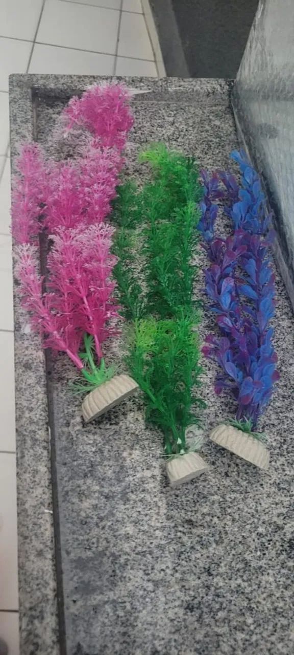 Aquário 72L Novo Completo (Bomba, Filtro, Substrato, Tocas e Ornamentos) - Foto 5