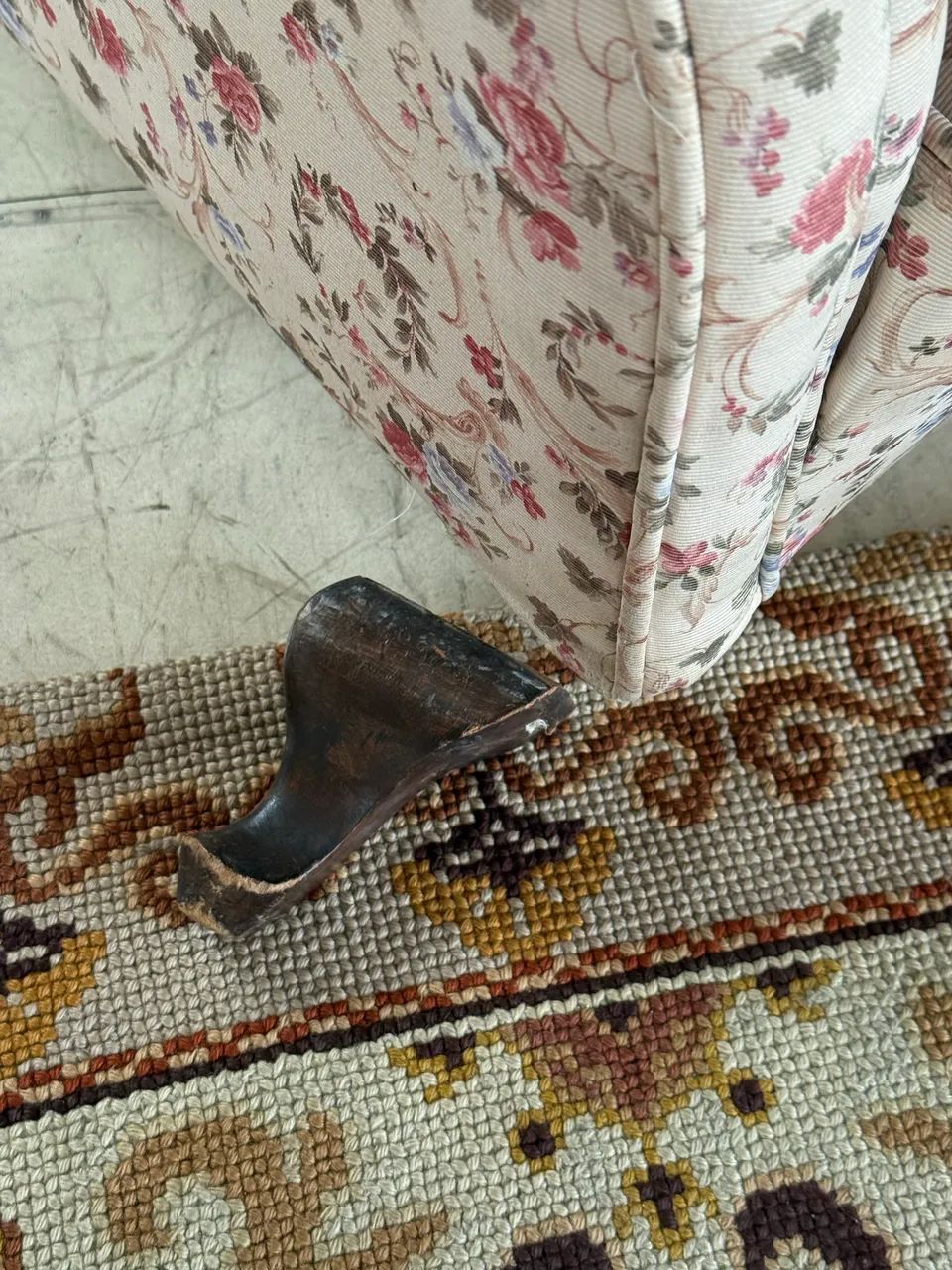 DUPLA de poltronas vintage floridas  - Foto 6