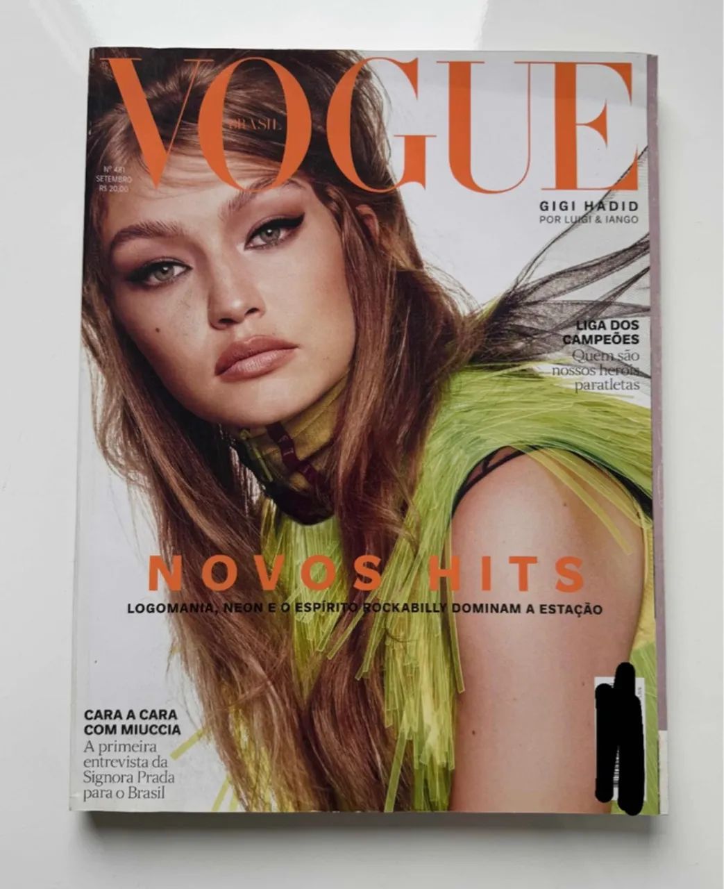 Revista Vogue Brasil Gigi Hadid Setembro 2018