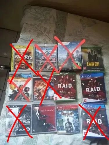 Jogos PS3/Ps4 e XBOX One