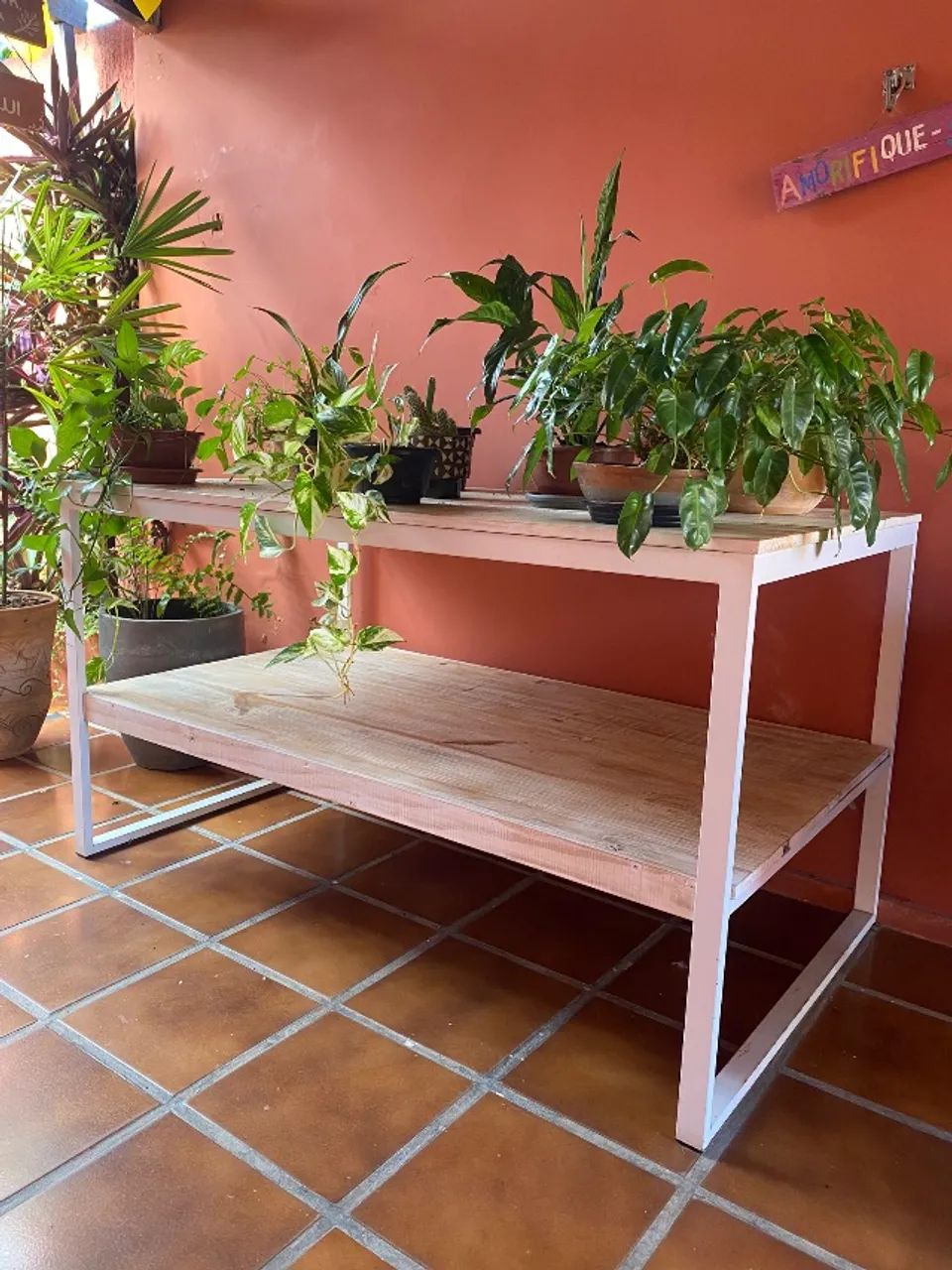 Mesa em pinus 