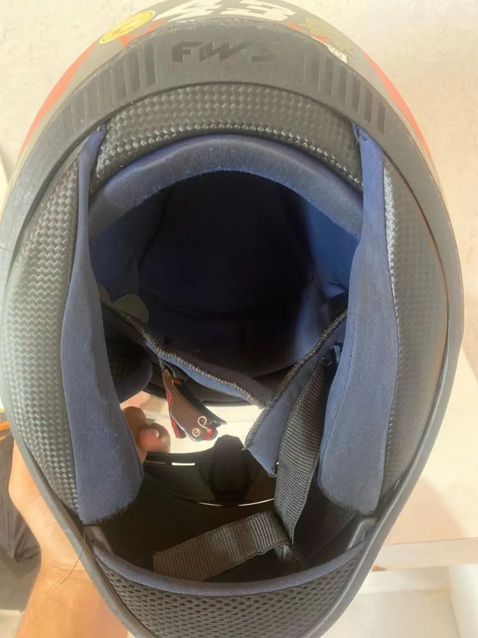 Capacete Fw3 semi-novo  - Foto 3