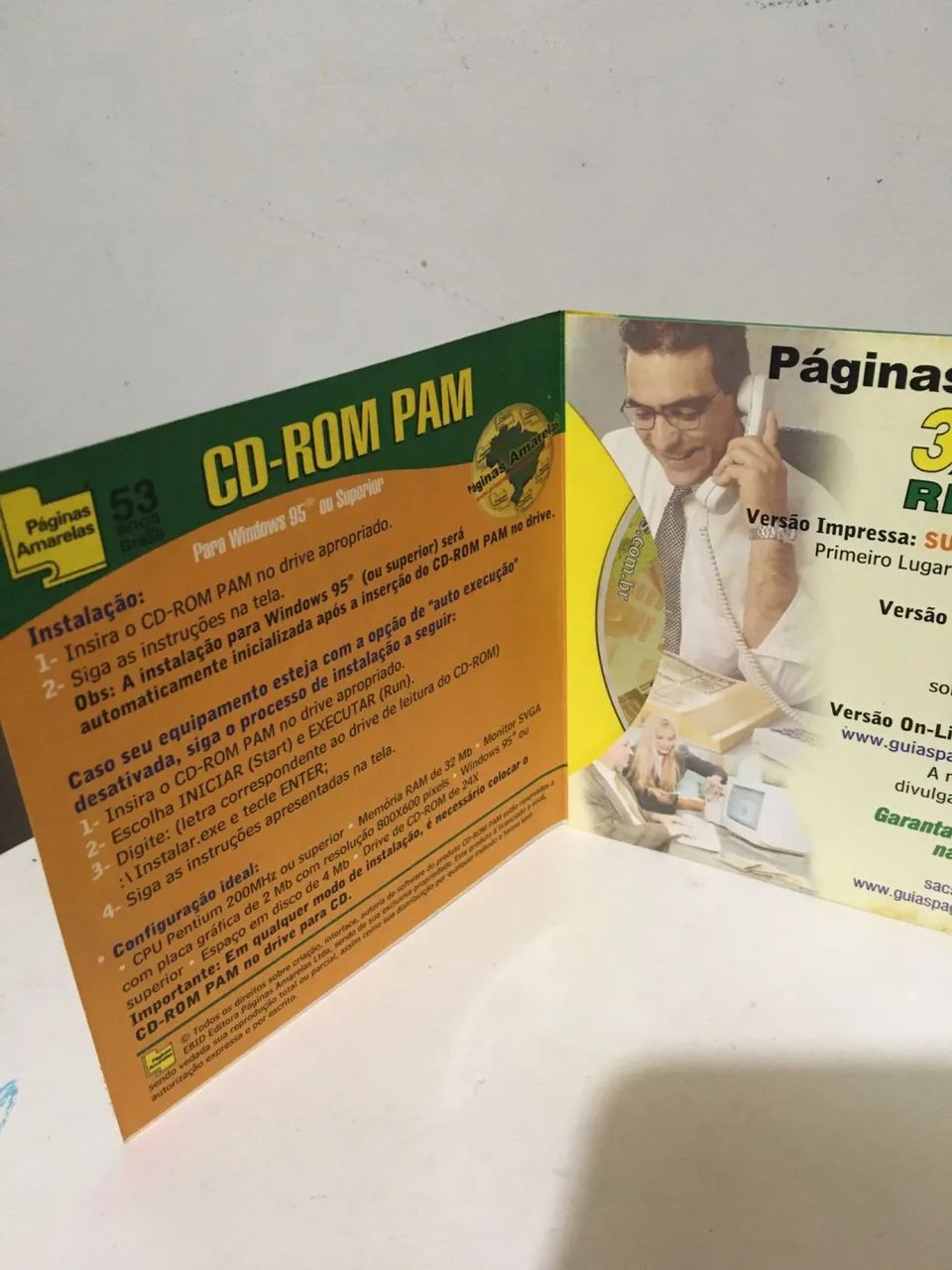 CD-ROM páginas amarelas antigo  - Foto 4