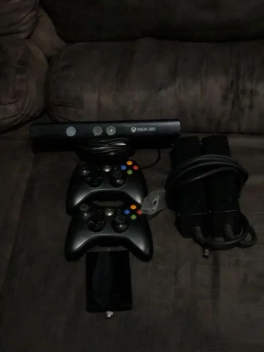 Kit Xbox 360 - kinect, 1Controle e HD 250GB