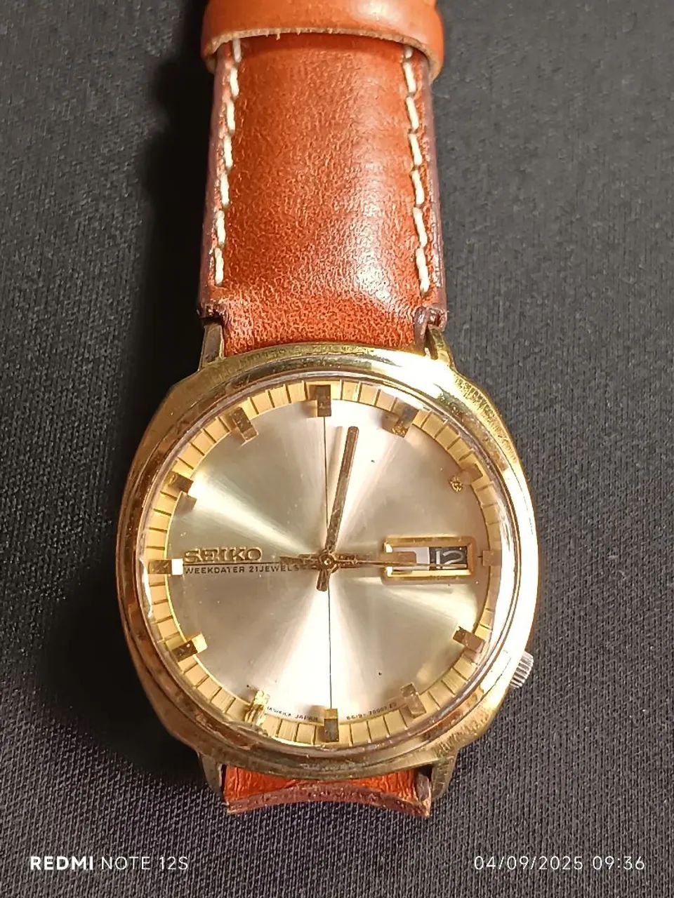 Relógio Seiko automático retrô 6619 - Foto 4