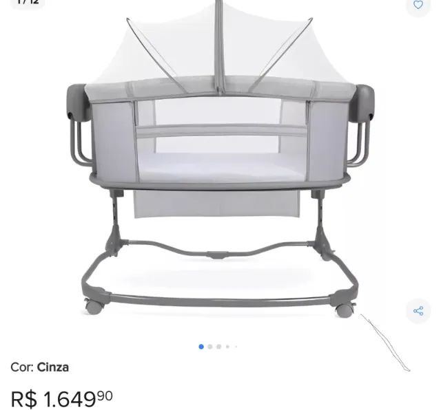 Cama de bebê elétrica Mastela