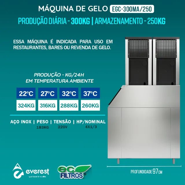 MAQUINA DE GELO EVEREST - Foto 2