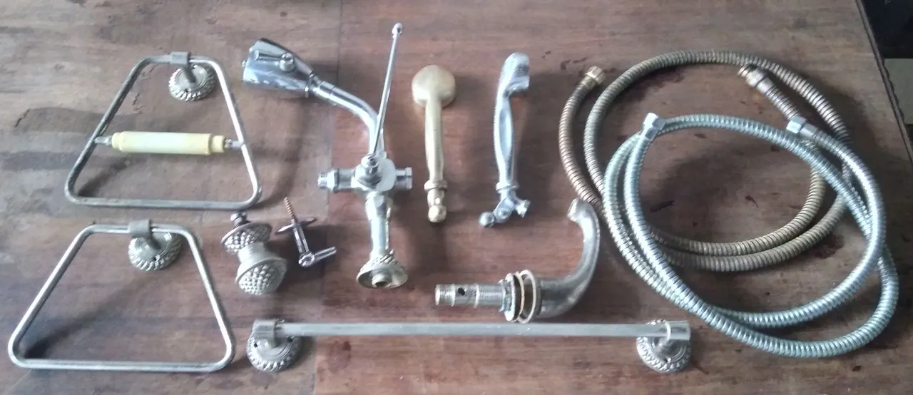 Kit de acessórios para banheiro vintage