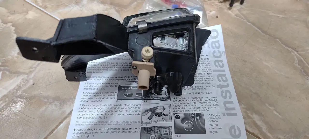 Farol de neblina Ford Ka XR Ld. Direito - Foto 3