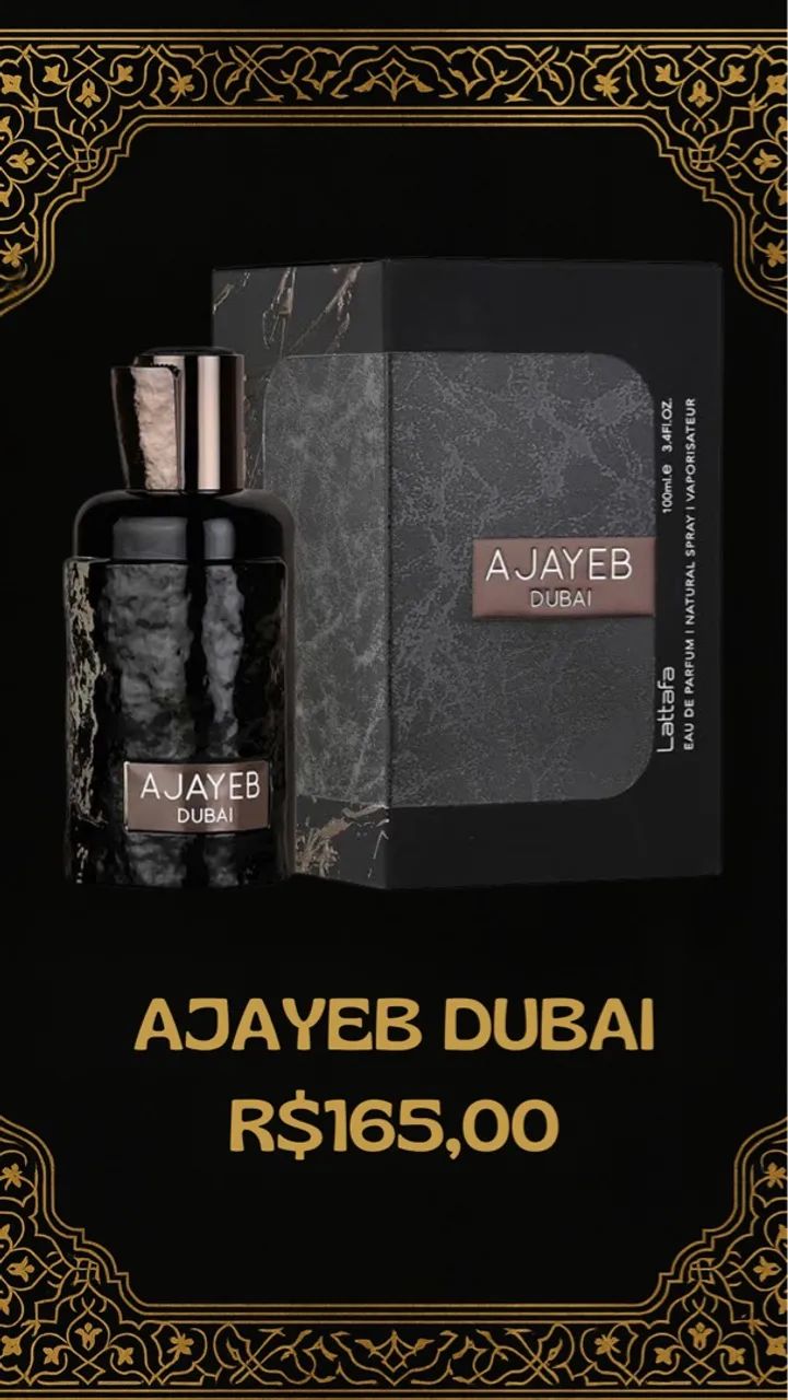 Perfume Ajayeb Dubai Lattafa 100ml