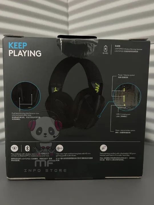 Headset Gamer Logitech G435 Sem fio - NOVO - Foto 2