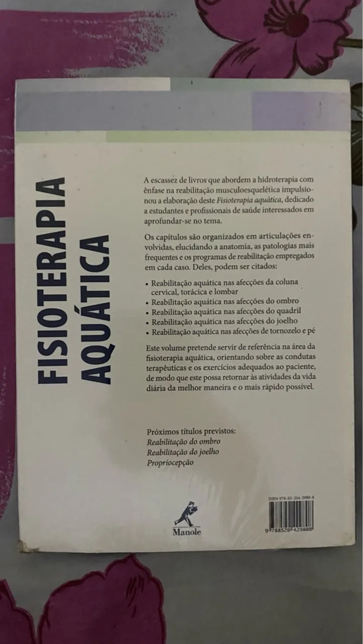 Os 3 Livros Fisioterapia Aquática ,Bandagem terapêutica e fisioterapia hospitalar.