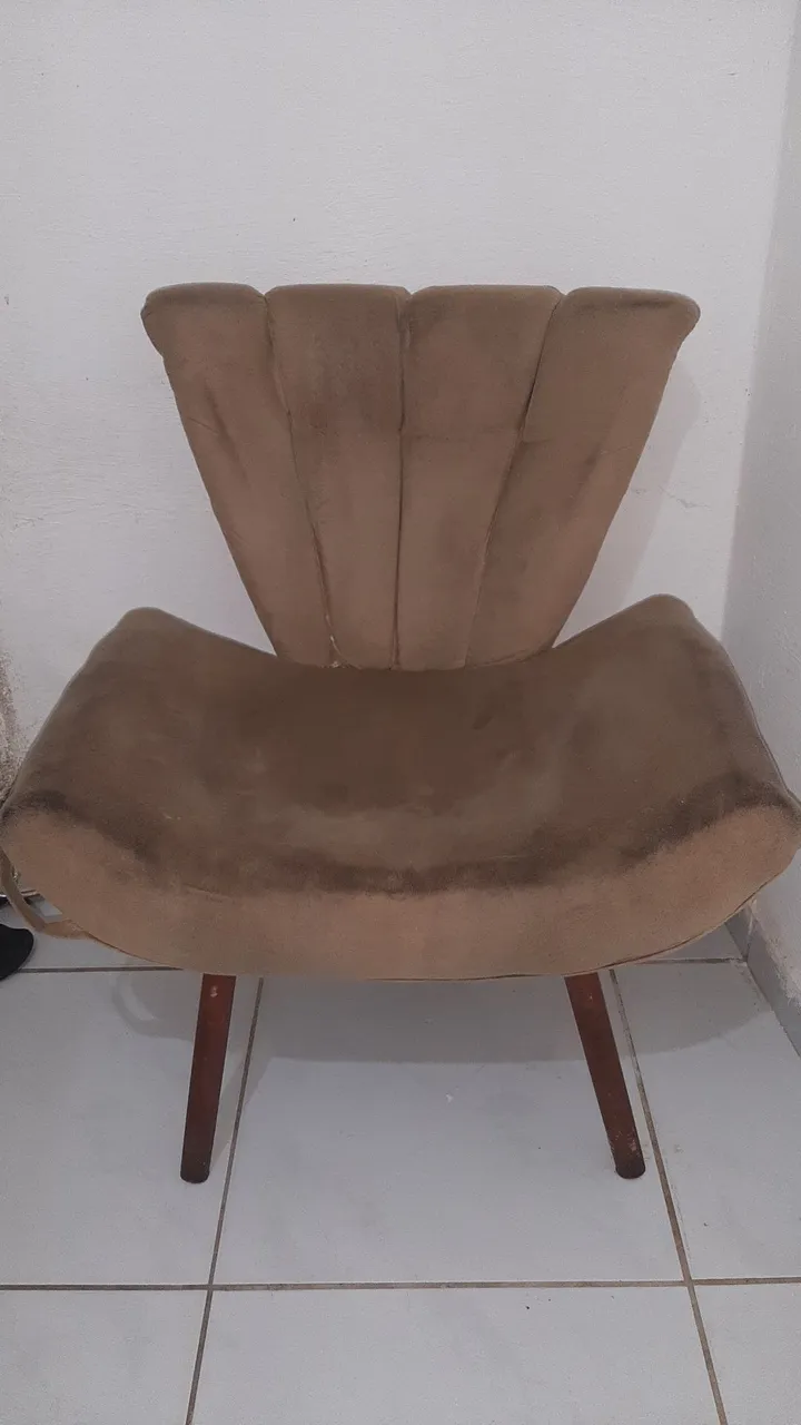 Poltrona Charmosa em Estilo Concha