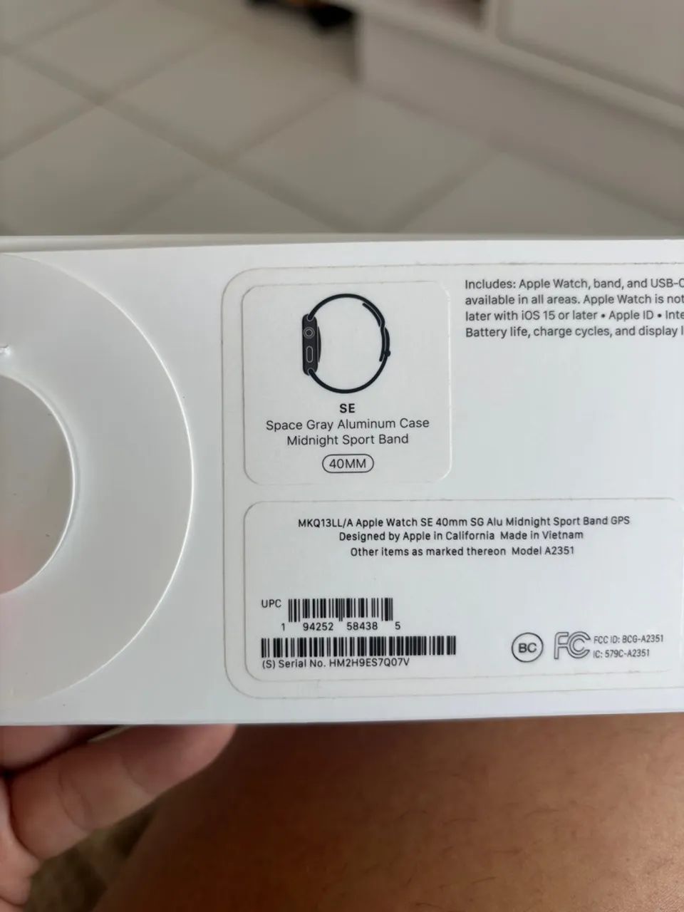 Apple Watch Series SE Gray  - Foto 4