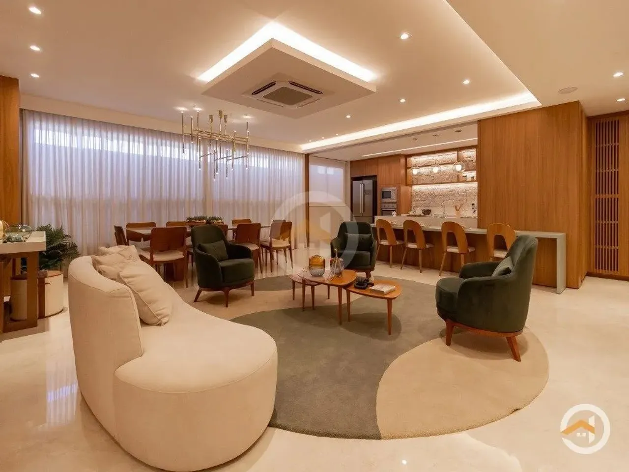 Apartamento 4 suítes no Setor Marista com armarios