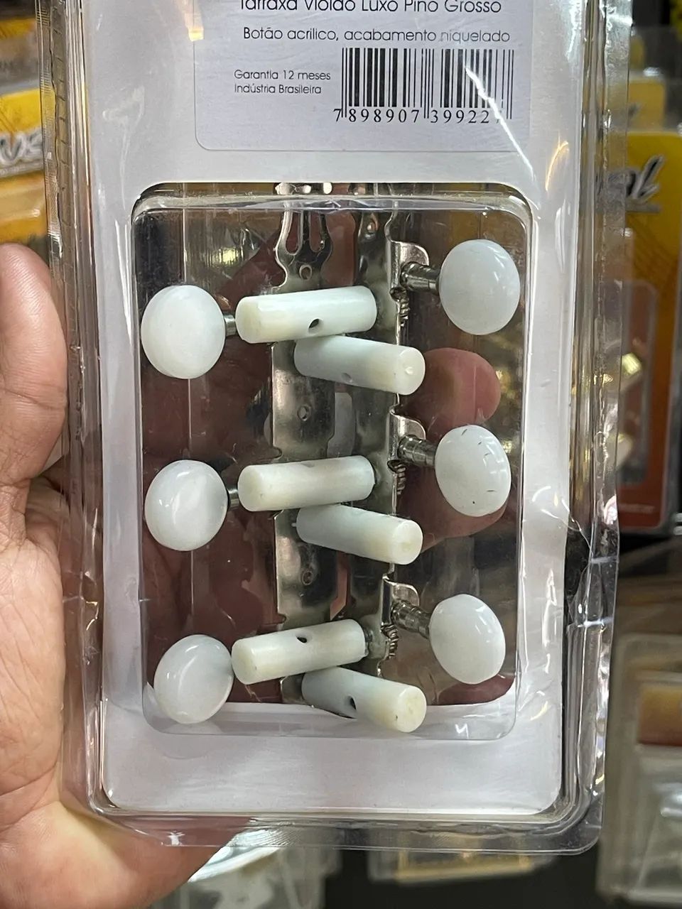 Tarraxa para violão Nylon Deval Luxo - Foto 2
