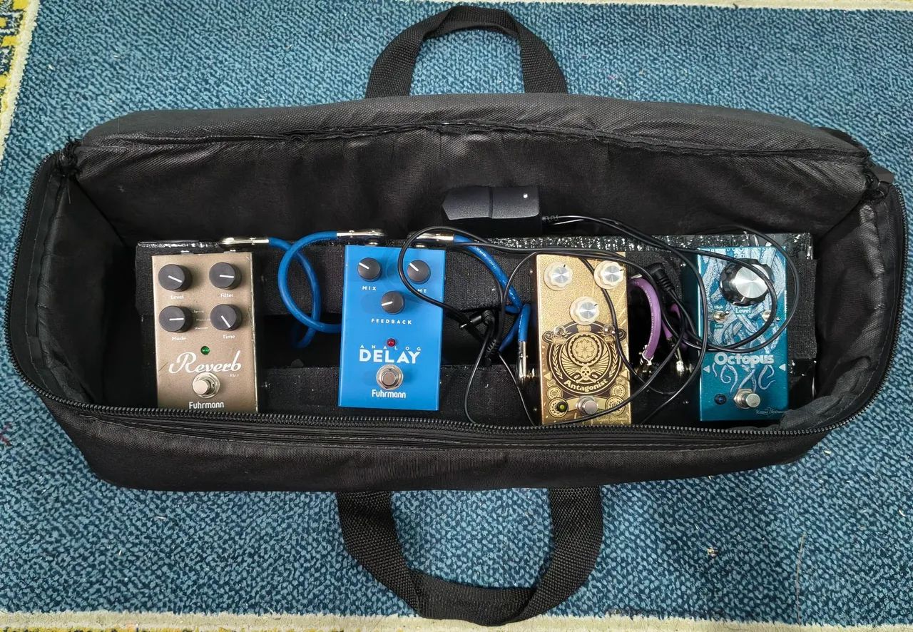 Set de pedais para guitarra 
