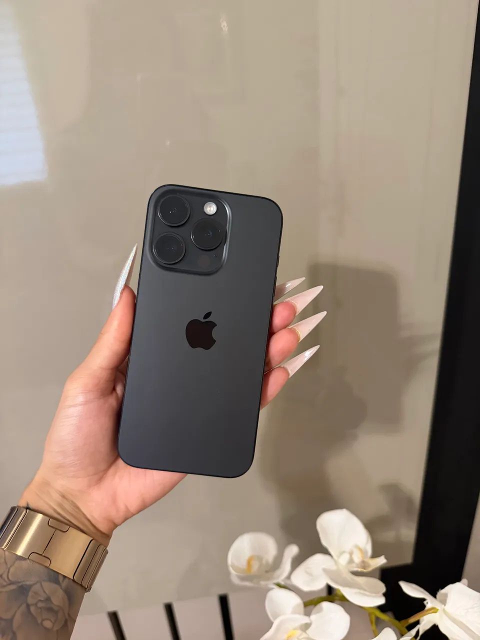 iPhone 15 Pro 128GB Preto IMPECÁVEL  - Foto 3