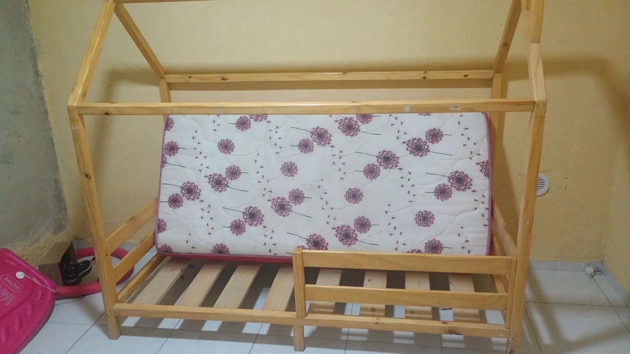 Cama de solteiro infantil 