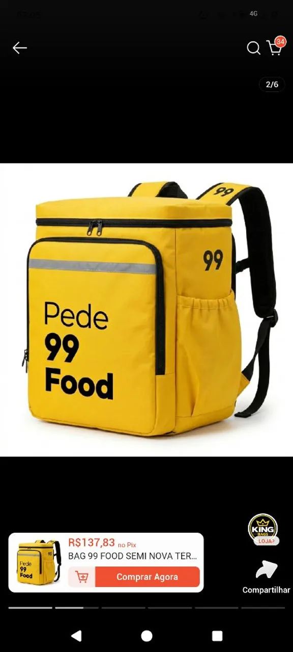 Bag NOVA sem uso 