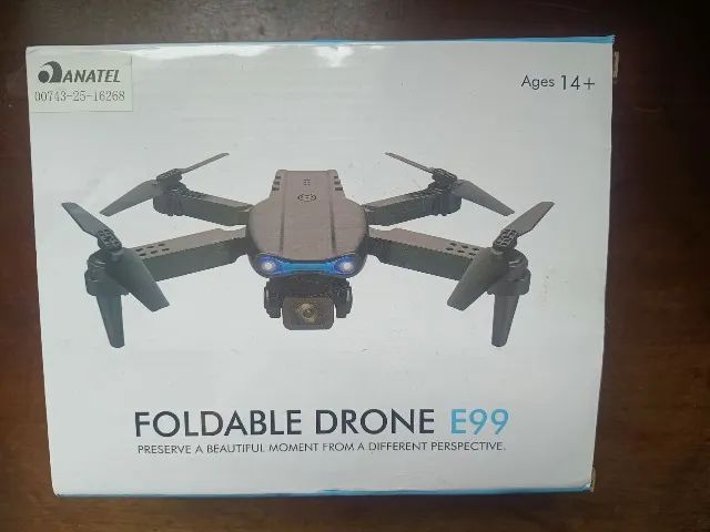 Drone DLI E99 com Câmera + 2 Baterias + Case + Controle