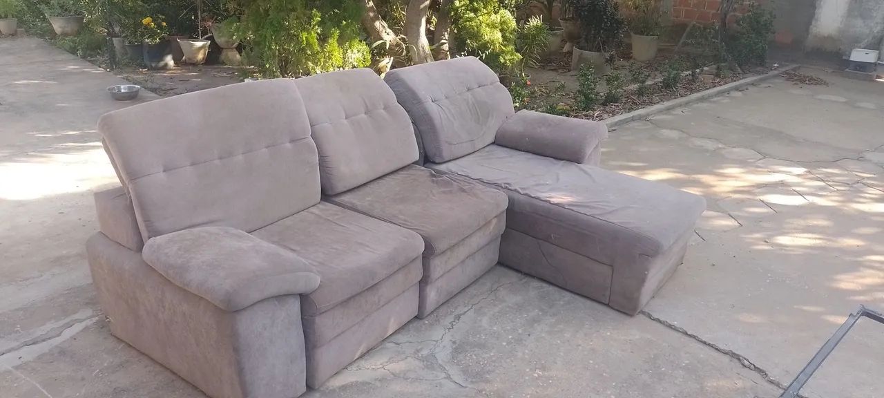 Sofá 3 lugares modular com chaise  - Foto 4