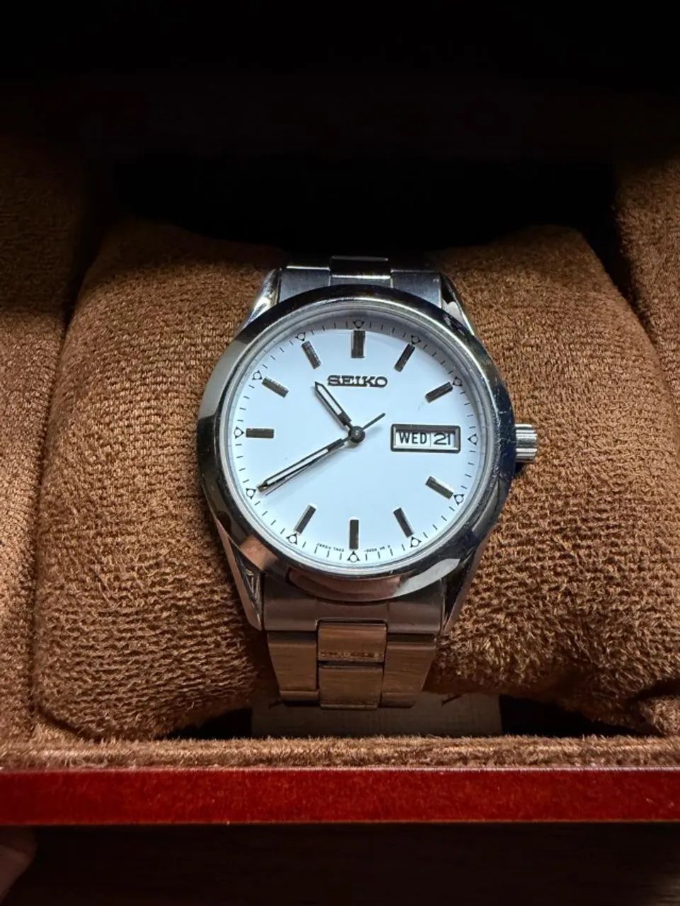 SEIKO アナログクォーツ腕時計 7N43-9080 Seiko 7N43-9080 - Relógio Masculino 36mm. Seminovo Importado do