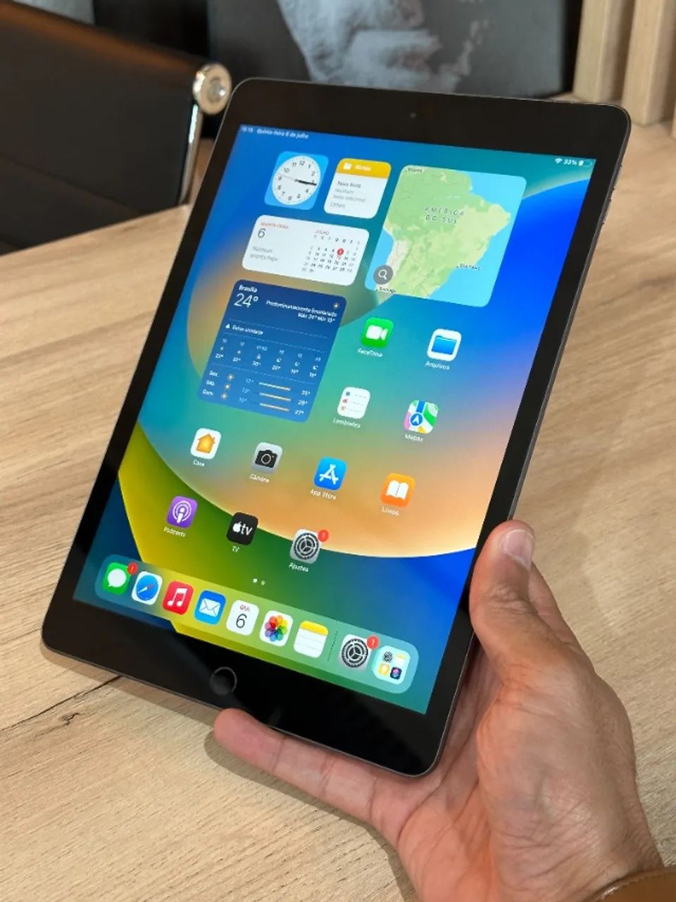 iPad 8 32GB Space Gray - Com 90 dias de garantia! Loja física! Até