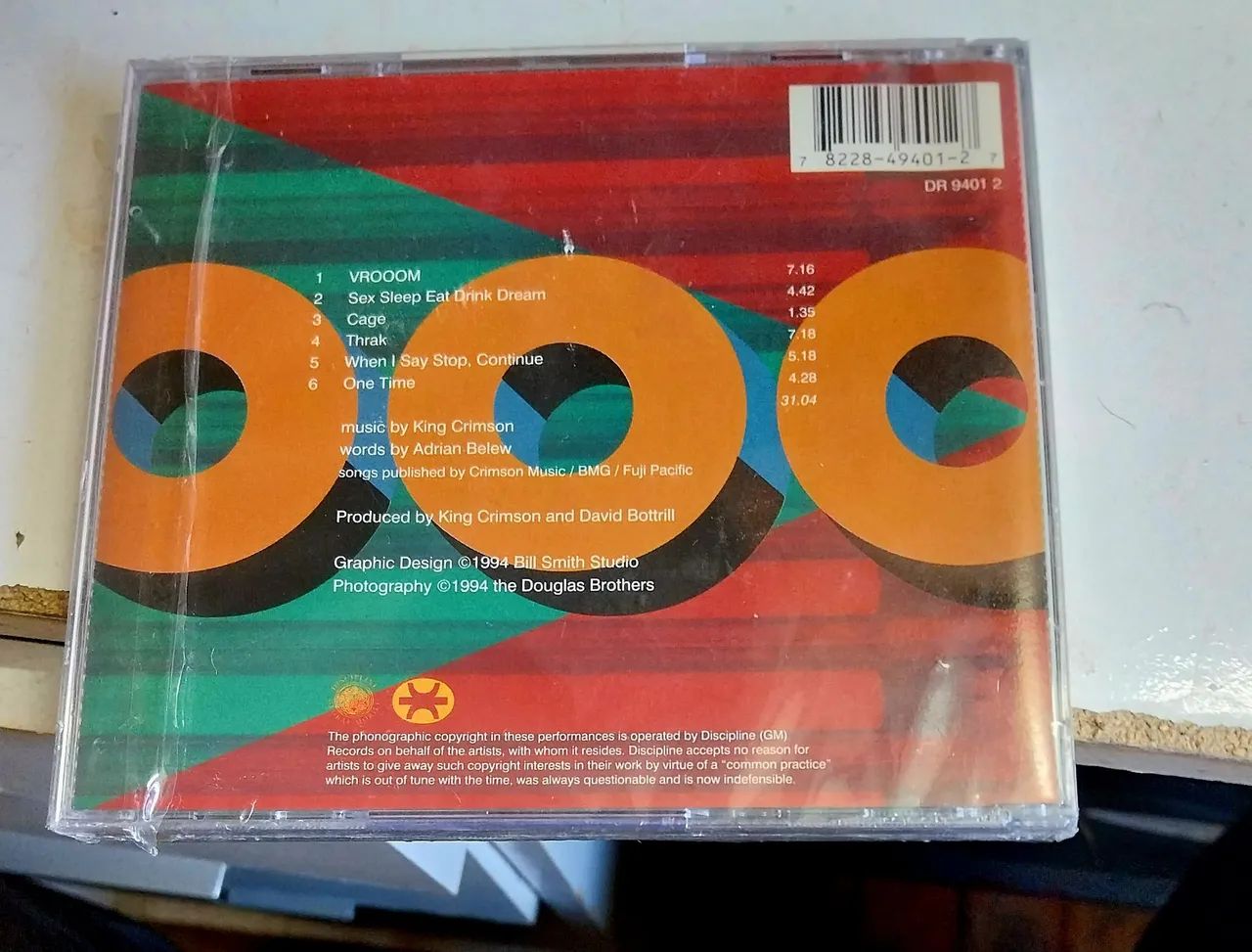 Cd- king crimson-VROOOM IMPORTADO - Foto 2
